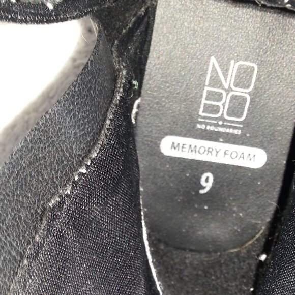 Size 9 Black Boots Bartender Work Shoes Worn Tilted Kilt LV - Picture 7 of 10